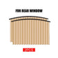 2PCS magnetic car window sunshade curtain for UV protection and privacy