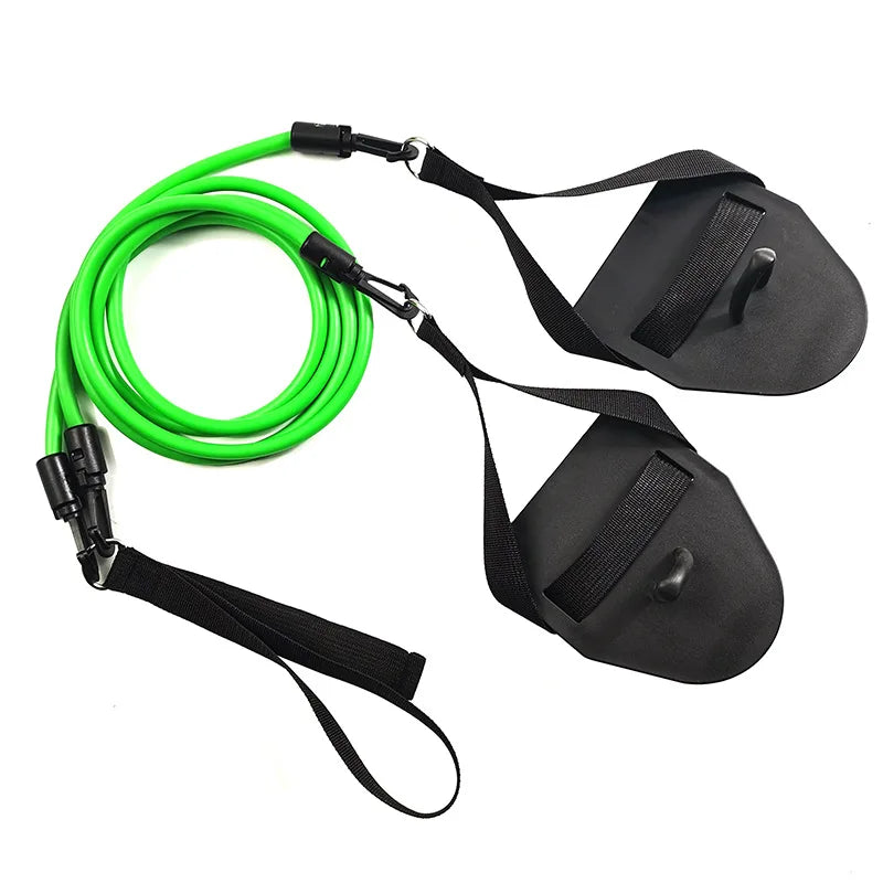 Swimming Resistance Band Set with Hand Paddles