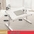 Adjustable laptop bed tray table with storage drawer for bed sofa and home office