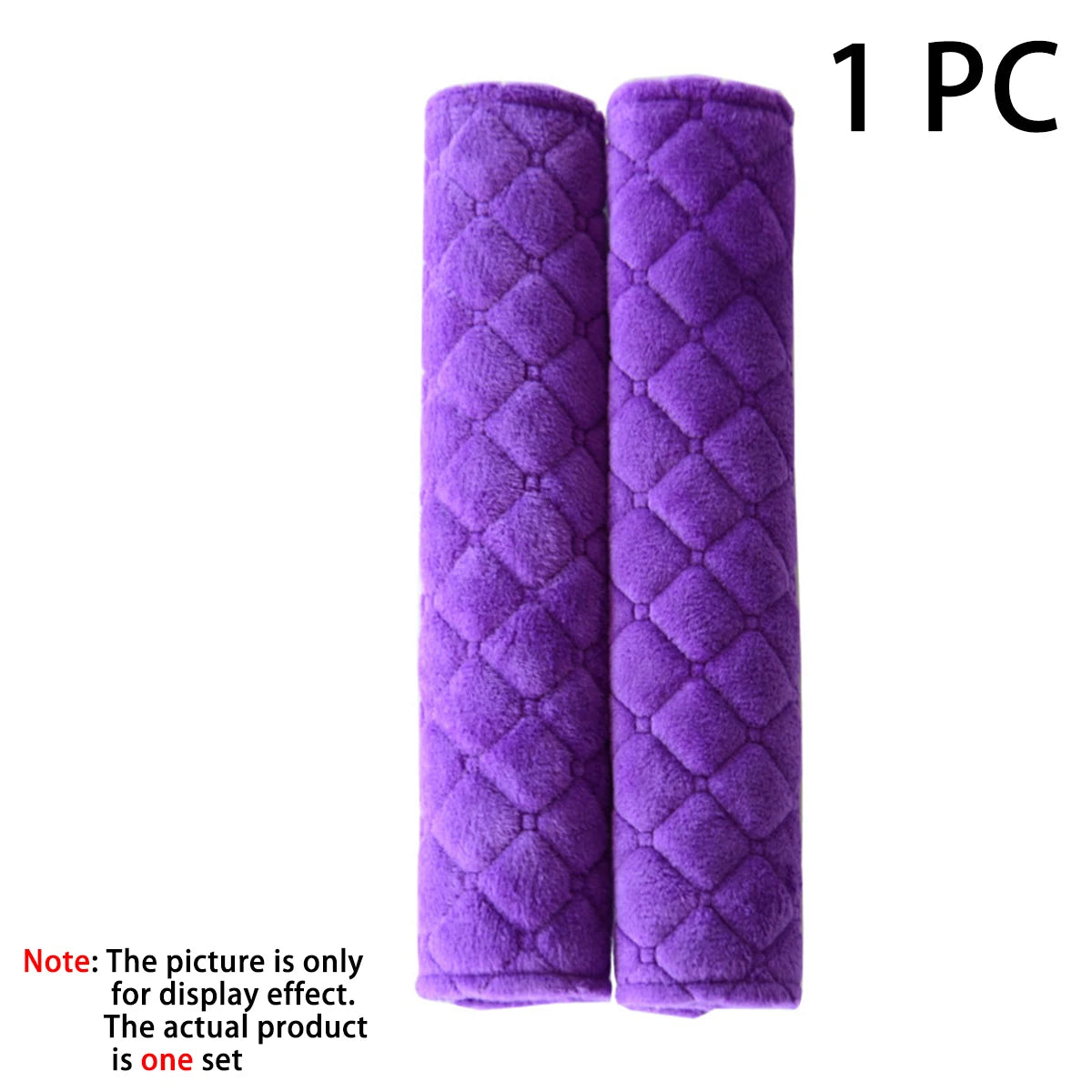 Soft plush car seat belt shoulder pad cover for comfortable driving