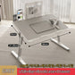 Adjustable laptop bed tray table with storage drawer for bed sofa and home office