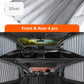 2PCS magnetic car window sunshade curtain for UV protection and privacy