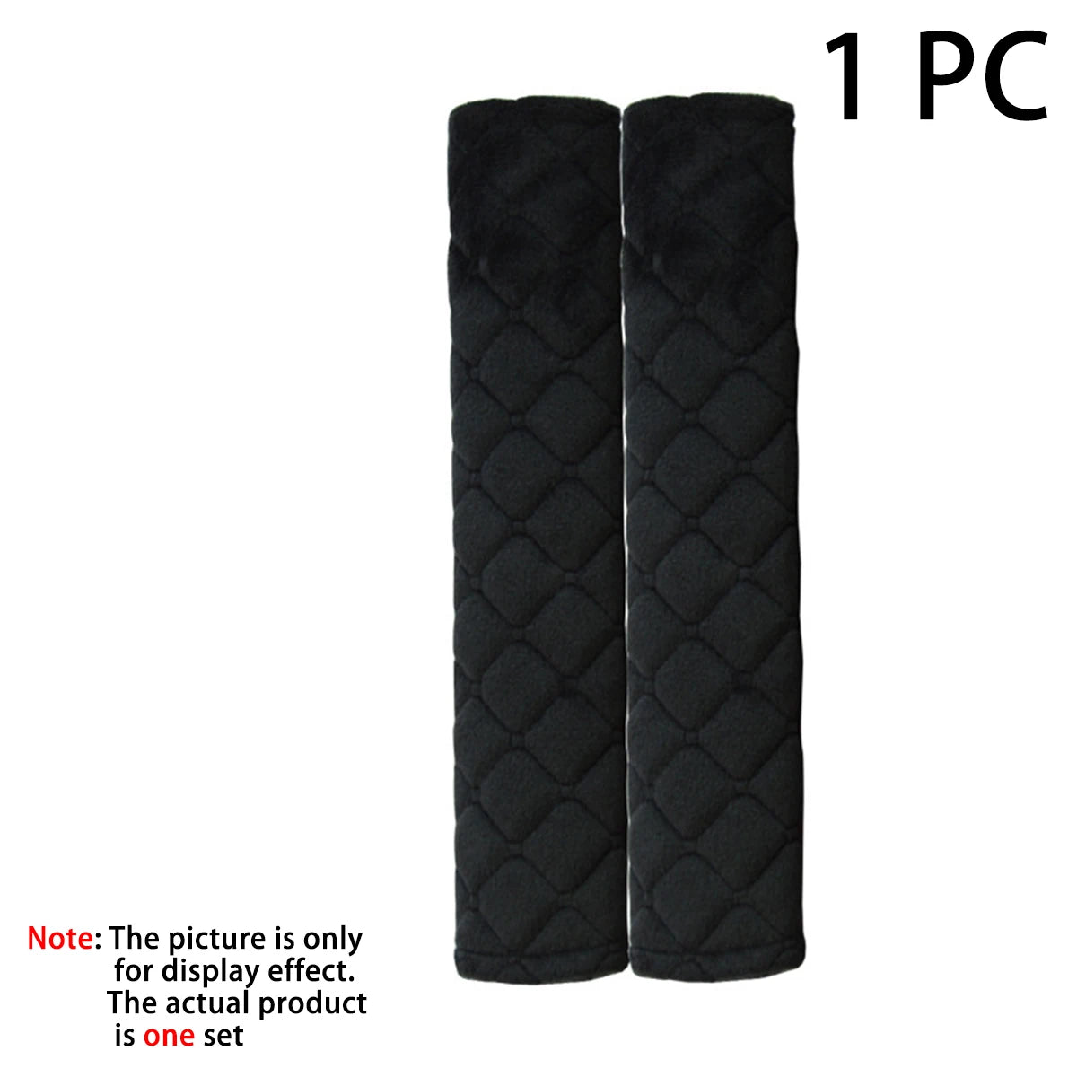 Soft plush car seat belt shoulder pad cover for comfortable driving