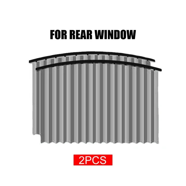 2PCS magnetic car window sunshade curtain for UV protection and privacy