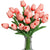 10pcs realistic artificial tulip flowers bouquet for vase home decor wedding birthday bridal shower and party decoration