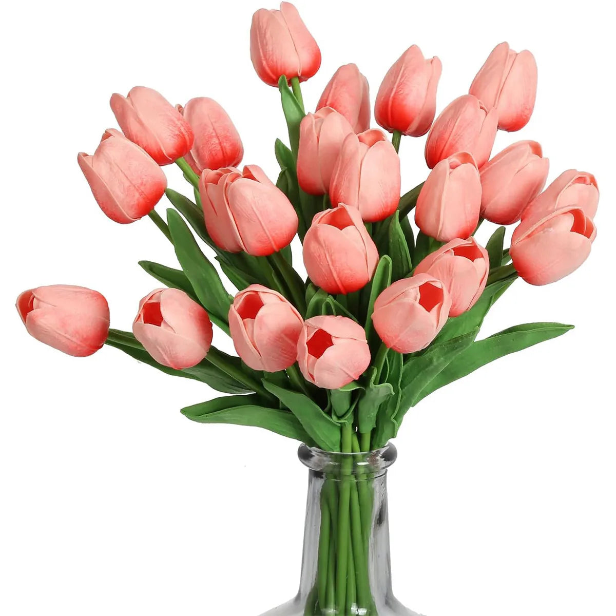 10pcs realistic artificial tulip flowers bouquet for vase home decor wedding birthday bridal shower and party decoration