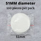Disposable coffee filter paper for espresso coffee powder bowl portafilter 51mm 53mm 58mm 100 sheets