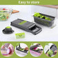 Multifunctional vegetable chopper food grater slicer dicer with stainless steel blades