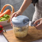 500/900ML manual garlic chopper meat mincer food processor for kitchen use
