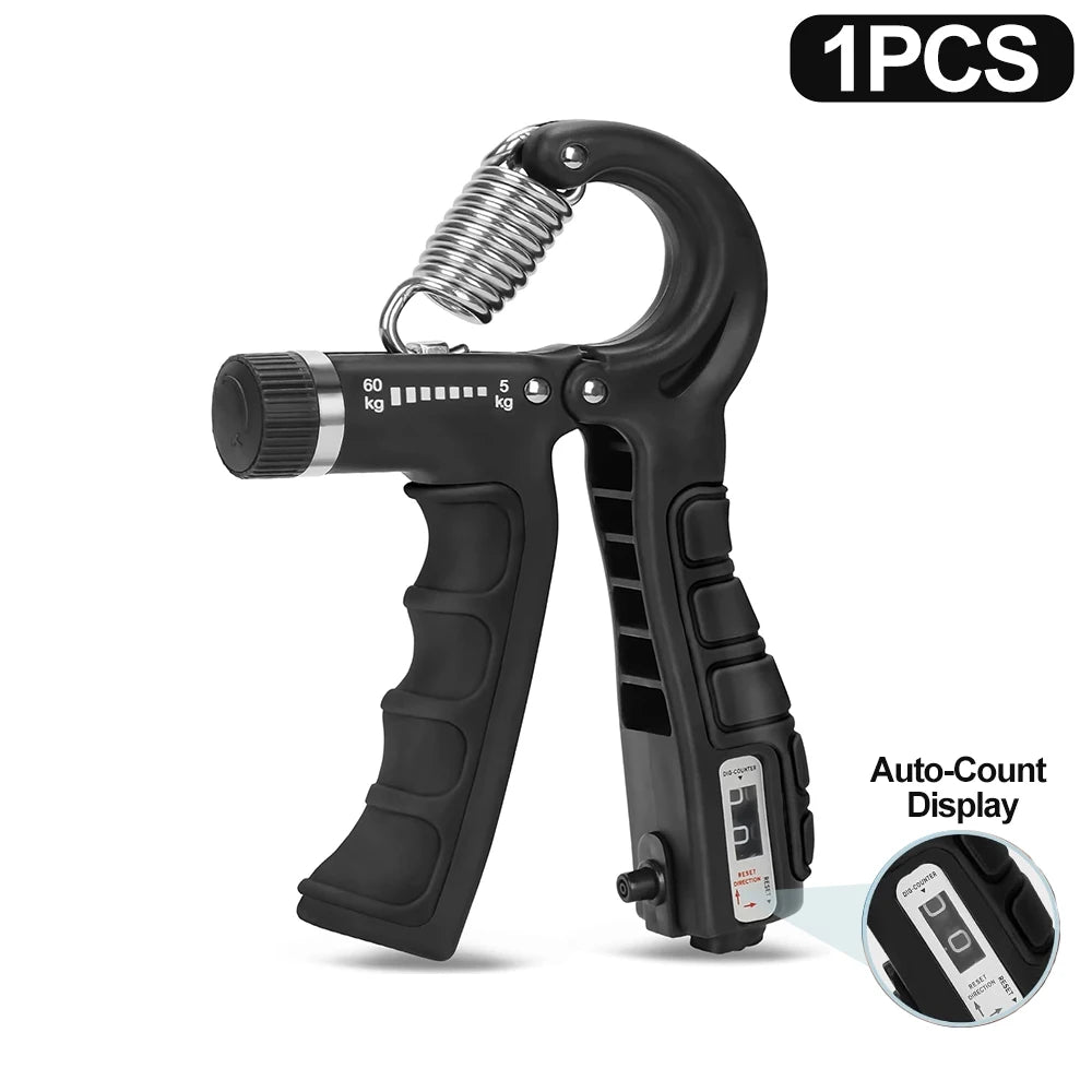 5–60Kg Adjustable Hand Gripper Wrist & Forearm Strengthener