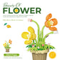 mini flower building block set with colorful potted plant designs micro self locking bricks DIY home desk decor toy gift