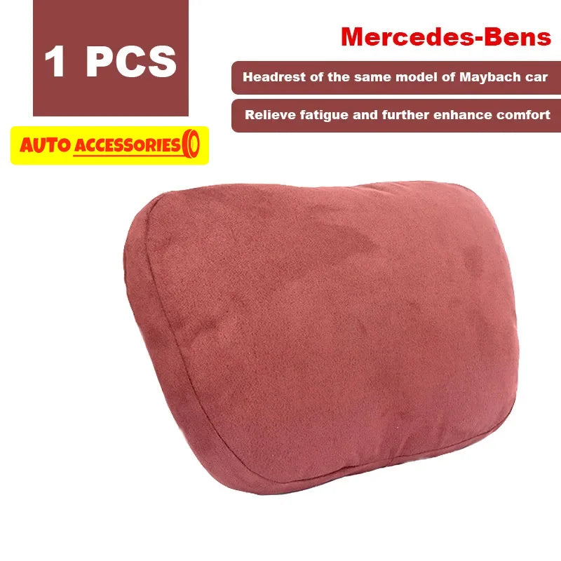 Soft car headrest neck support pillow for comfortable driving