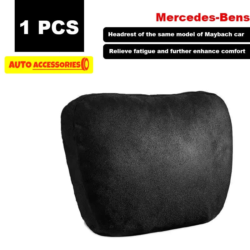 Soft car headrest neck support pillow for comfortable driving