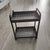 4 wheel rolling storage cart for bathroom kitchen and snack organization