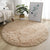 Super soft plush round rug mat fluffy carpet for living room bedroom and home decor