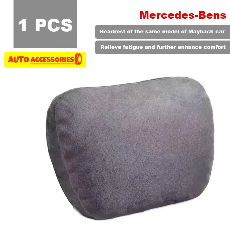Soft car headrest neck support pillow for comfortable driving