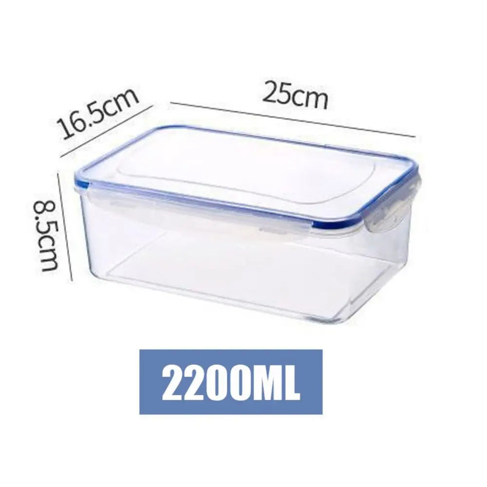Transparent refrigerator storage box plastic food containers for kitchen organization
