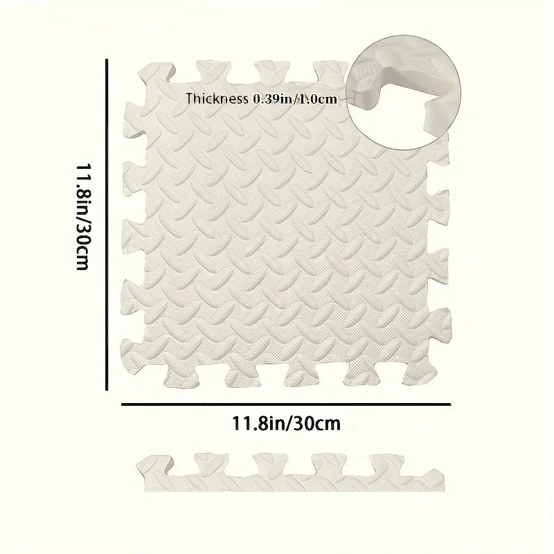 thick baby play mat for kids non-slip waterproof PVC crawling floor tiles