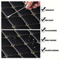 PU leather waterproof dust-proof car floor mat set for auto interior protection