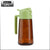2-in-1 dark glass olive oil sprayer and dispenser bottle for kitchen cooking oil vinegar and salad use