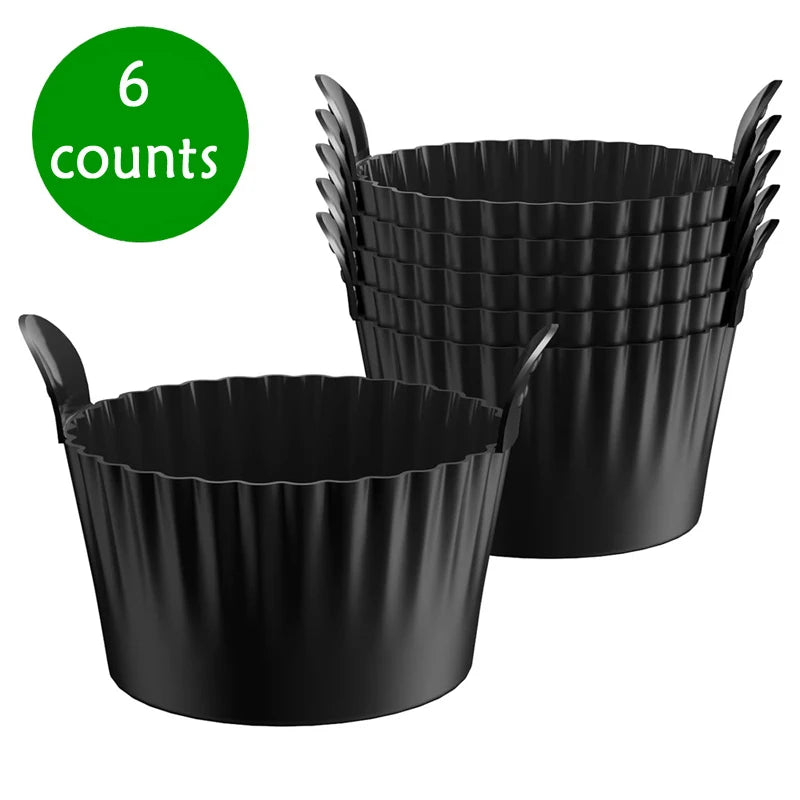 Silicone cupcake molds non-stick reusable heat resistant baking cups for muffins and desserts