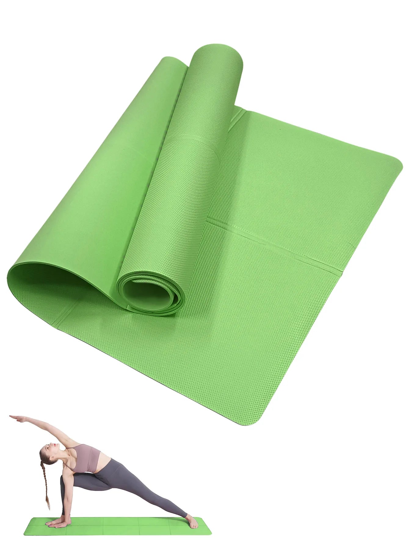 Non-Slip Yoga Mat for Pilates, Fitness & Home Workouts