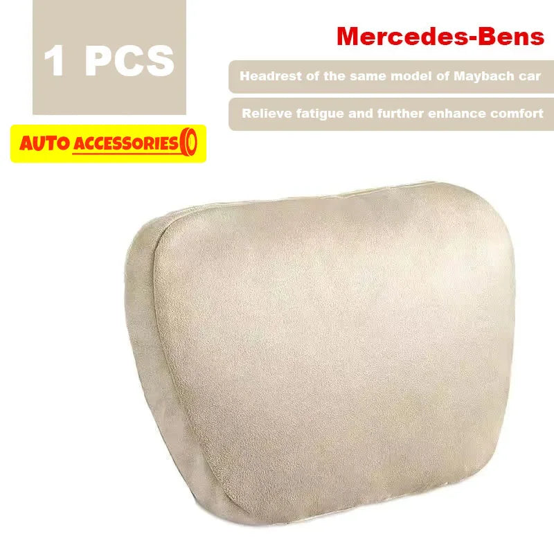 Soft car headrest neck support pillow for comfortable driving