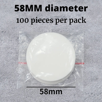 Disposable coffee filter paper for espresso coffee powder bowl portafilter 51mm 53mm 58mm 100 sheets