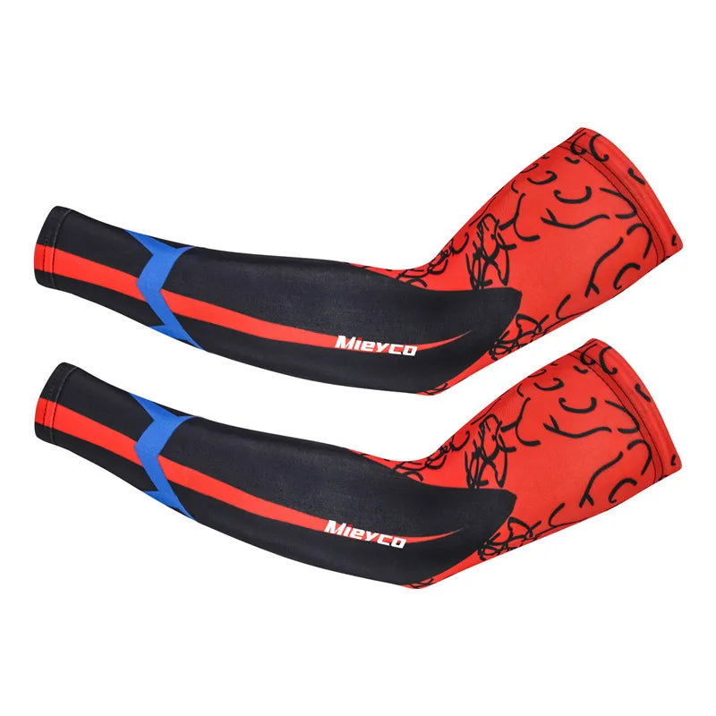 UPF 50+ Sun Protection Sports Arm Sleeves