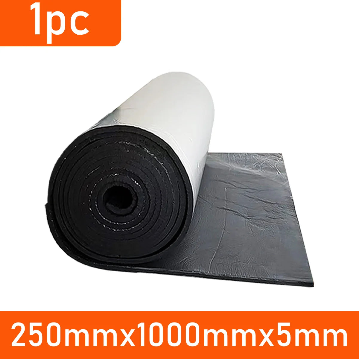 Self-adhesive car soundproof insulation pad for engine hood and door noise reduction