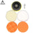 Car body polishing pad kit with sponge wool pads back plate and drill adapter for waxing and scratch cleaning