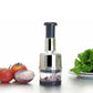 Stainless steel manual hand chopper vegetable slicer garlic press mini kitchen mincer