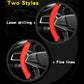 Carbon fiber leather car steering wheel cover anti slip 38cm universal fit