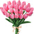 10pcs realistic artificial tulip flowers bouquet for vase home decor wedding birthday bridal shower and party decoration