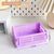 Foldable plastic storage box with handles collapsible crate for toys books snacks cosmetics and household organization