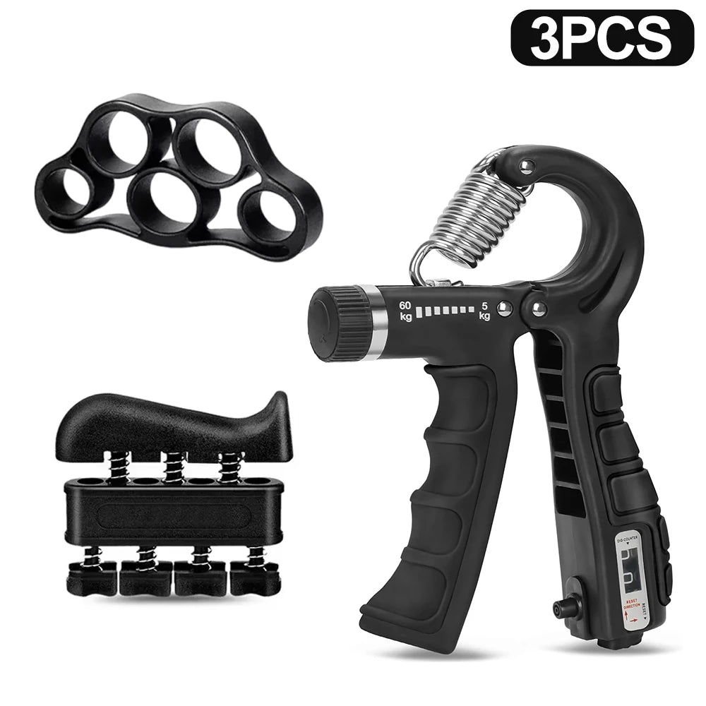 5–60Kg Adjustable Hand Gripper Wrist & Forearm Strengthener