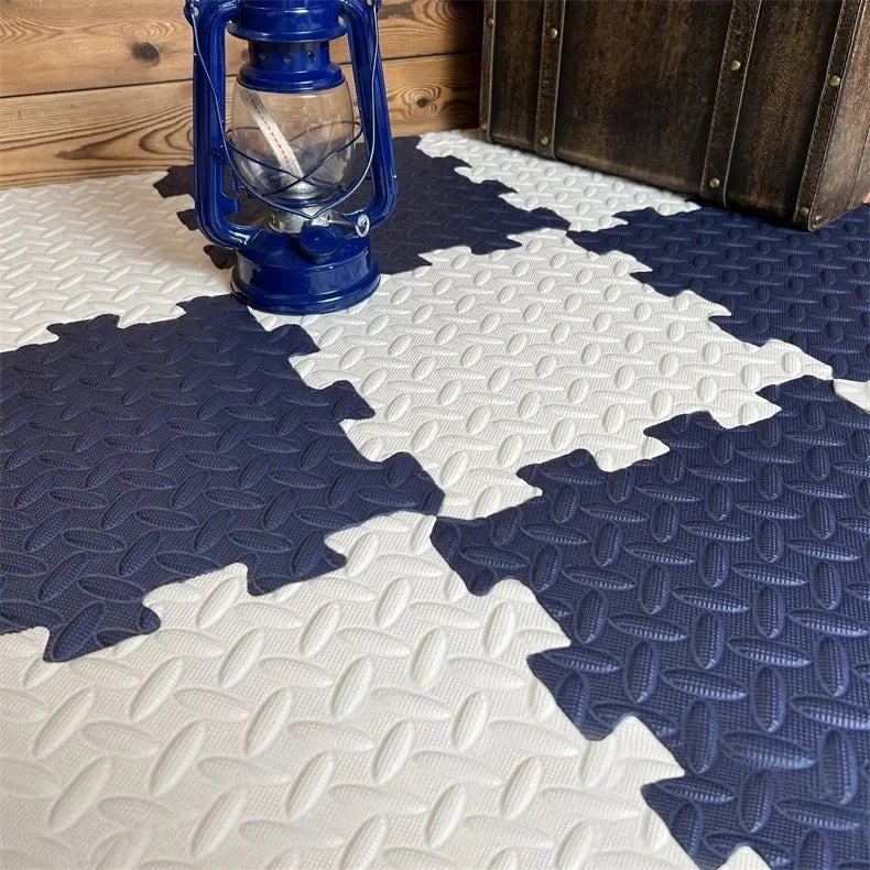 Thick interlocking puzzle foam play mat for kids baby playroom floor