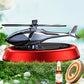Solar powered rotating helicopter car air freshener dashboard decoration for vehicle interior