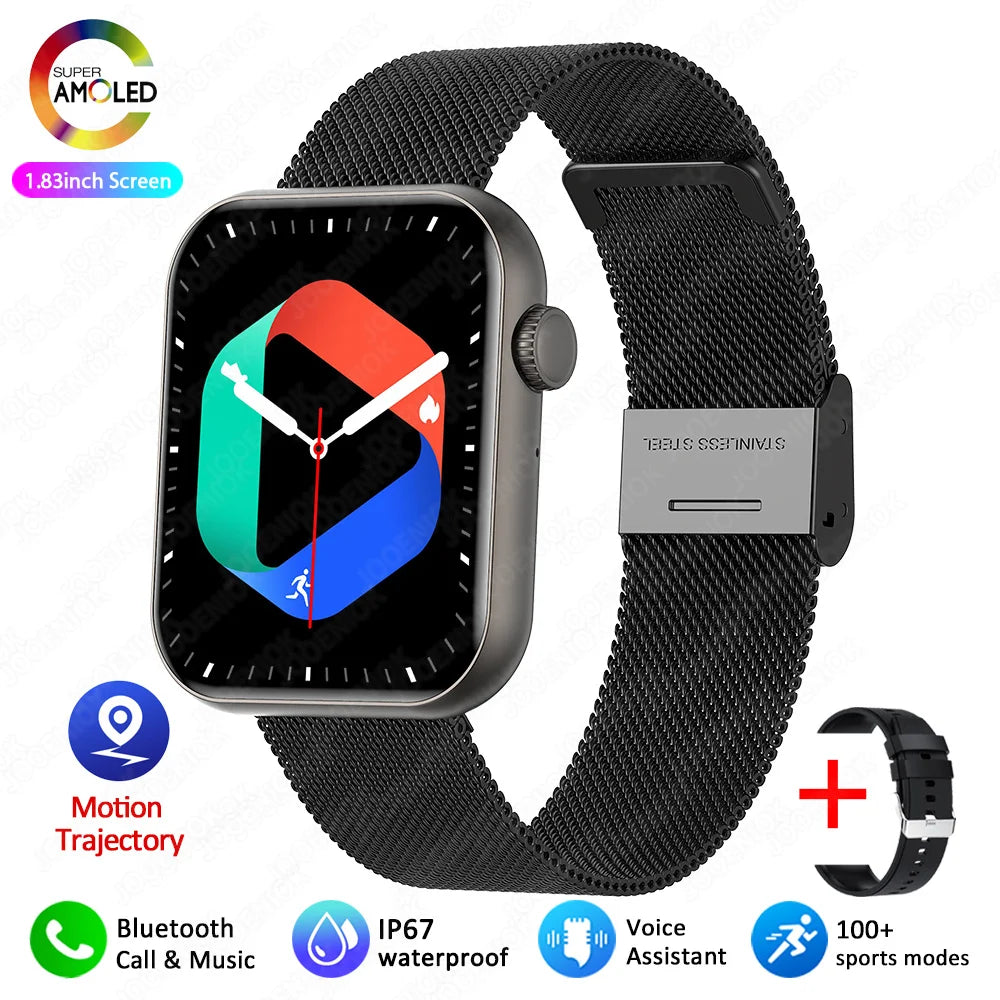 Waterproof Bluetooth Smart Watch with Heart Rate & Fitness Tracker