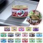 Long-lasting canned car air freshener with wood block coffee flavor fragrance for vehicle interior