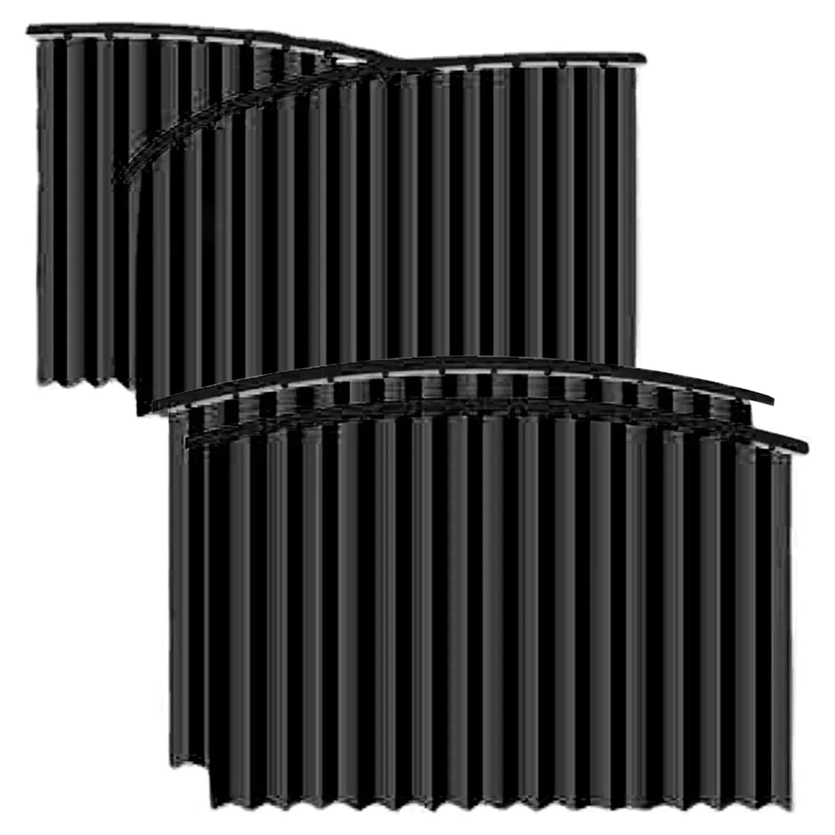 2PCS magnetic car window sunshade curtain for UV protection and privacy