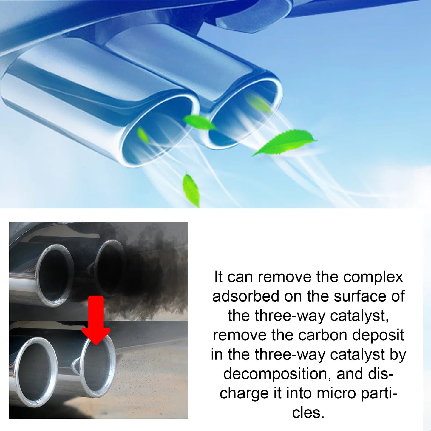 5PCS 120ml car catalytic converter cleaner bottles for fuel system cleaning