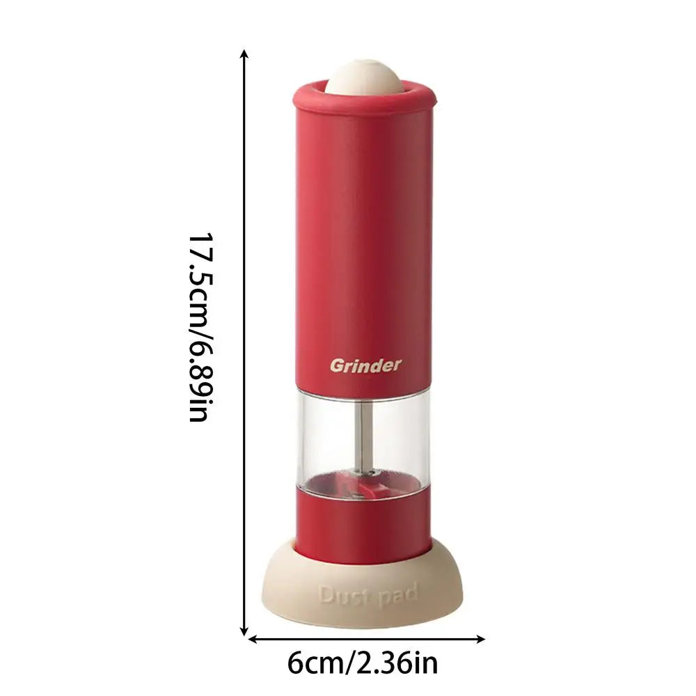 USB rechargeable electric salt and pepper grinder automatic spice mill for kitchen seasoning