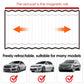 2PCS magnetic car window sunshade curtain for UV protection and privacy
