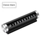Metal car temporary parking phone number plate for dashboard windshield