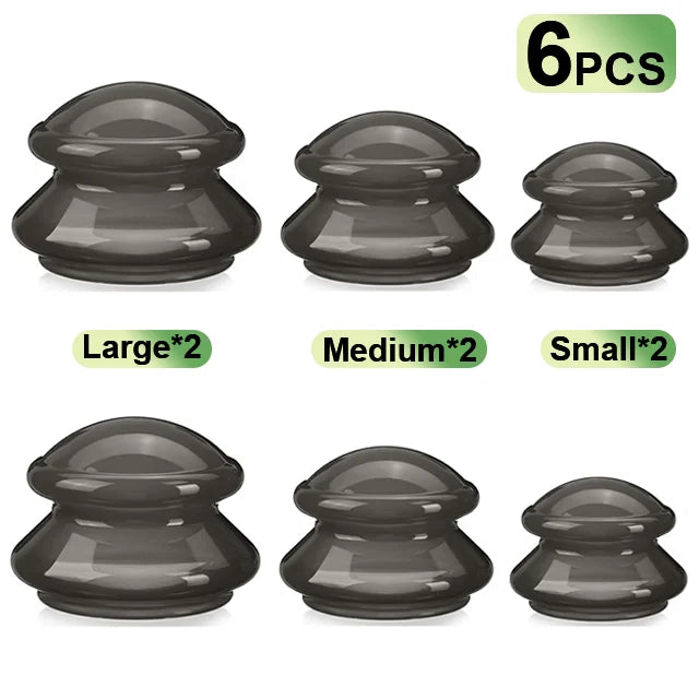 Silicone Cupping Therapy Set for Massage & Body Relaxation