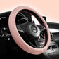 Napa leather perforated non-slip car steering wheel cover