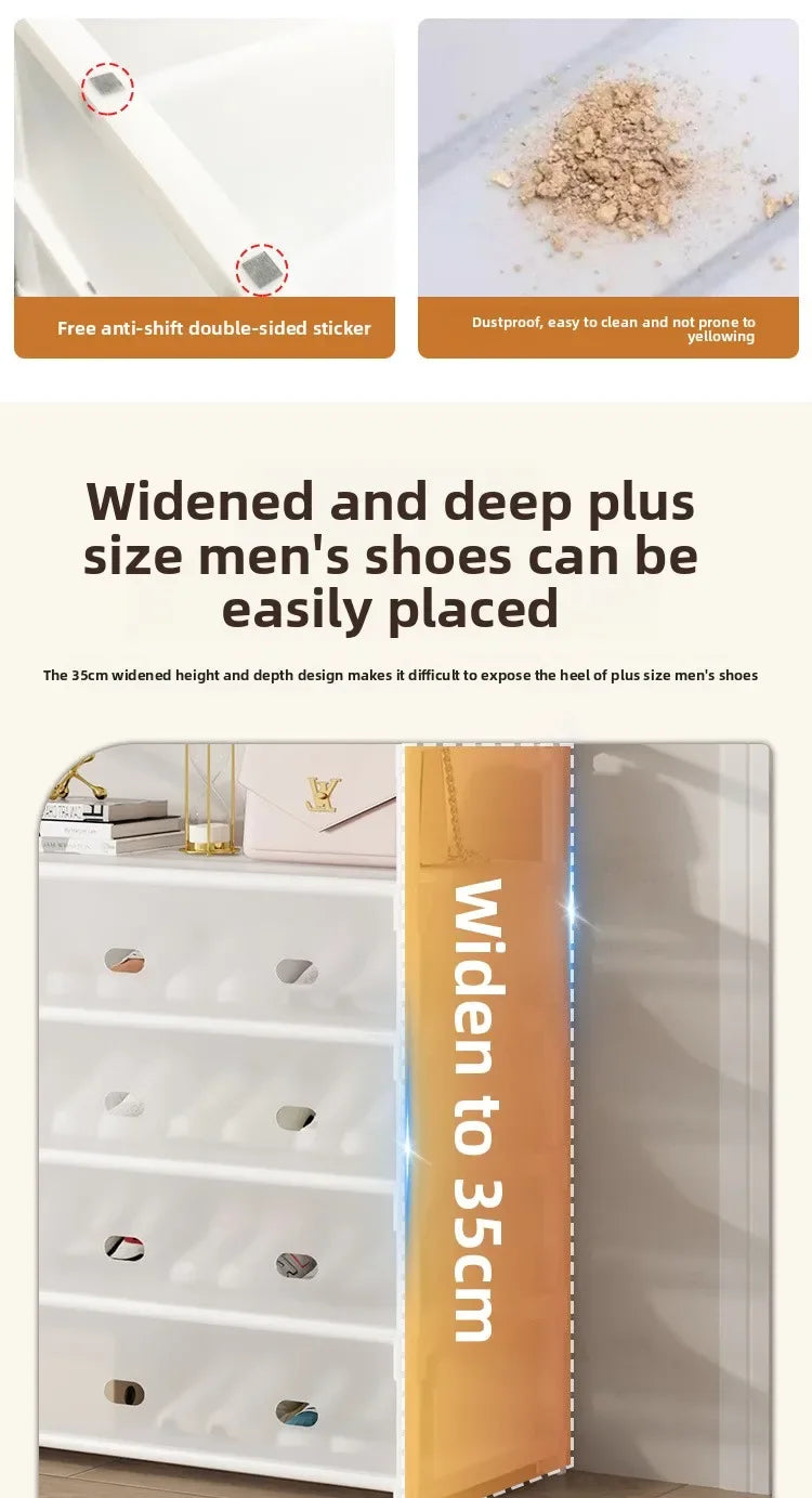 multi-layer door-mounted shoe and hat storage rack with side fabric for closet bedroom entryway behind door home organization
