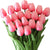 10pcs realistic artificial tulip flowers bouquet for vase home decor wedding birthday bridal shower and party decoration