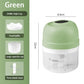 250ML USB rechargeable mini electric garlic chopper vegetable cutter for kitchen food preparation